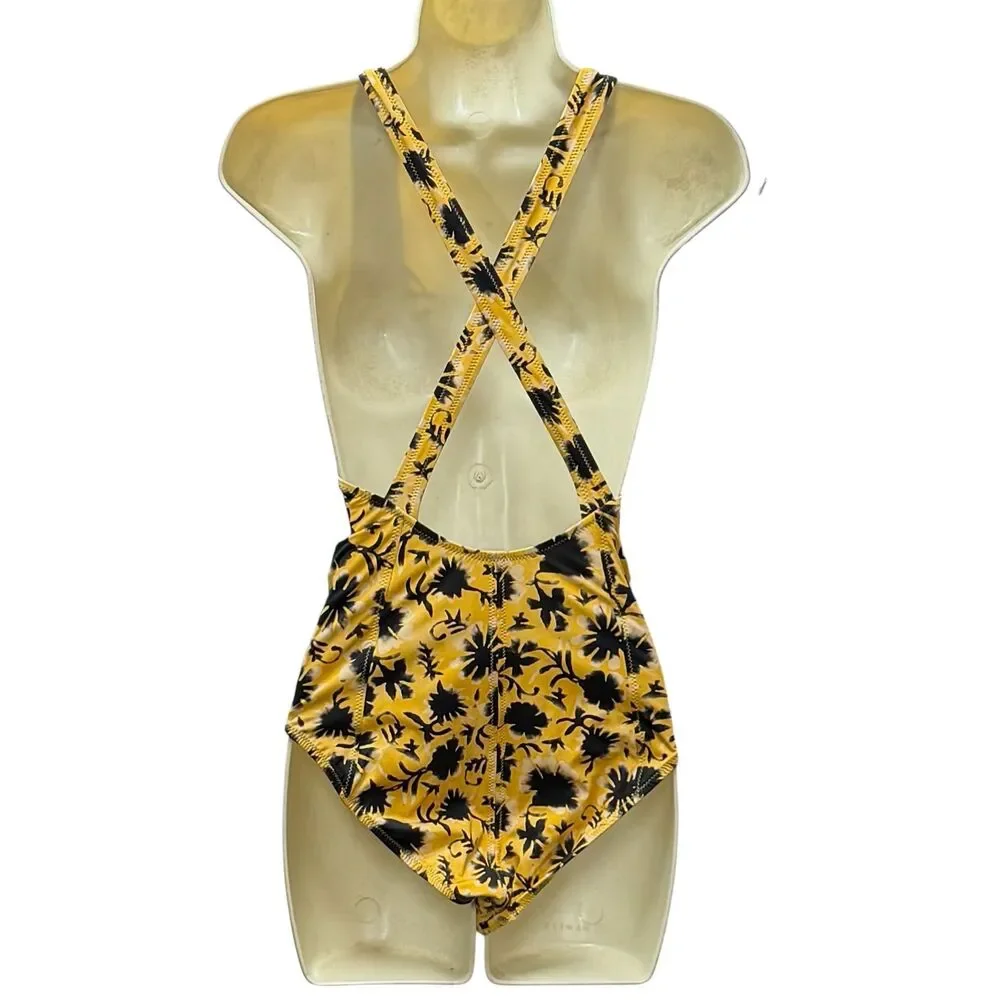 Ulla Johnson Halia Maillot One Piece Swimsuit in Zinnia NWT Size XL